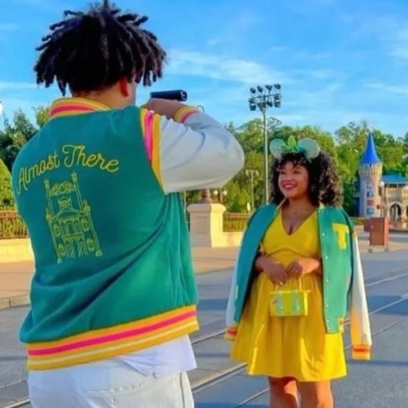 NEW Disney Princess Tiana Varsity Jacket - Picture 2 of 13